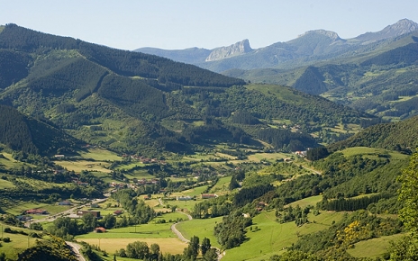 Overlooking Potes and Tama